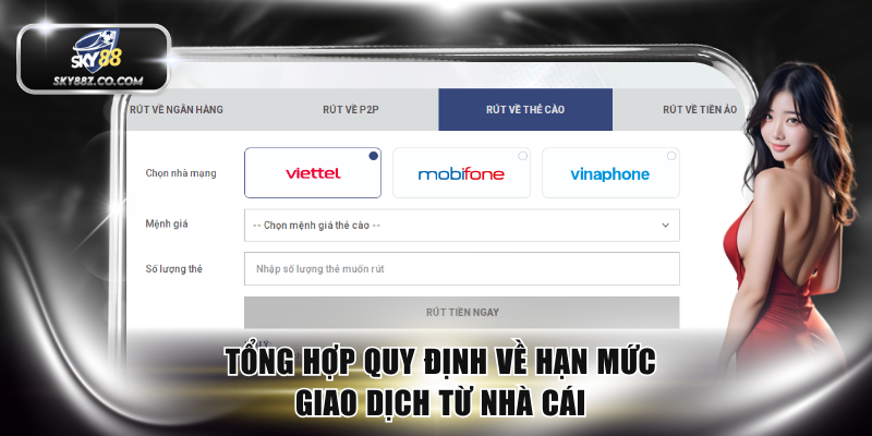 Tổng hợp quy định về hạn mức giao dịch từ nhà cái